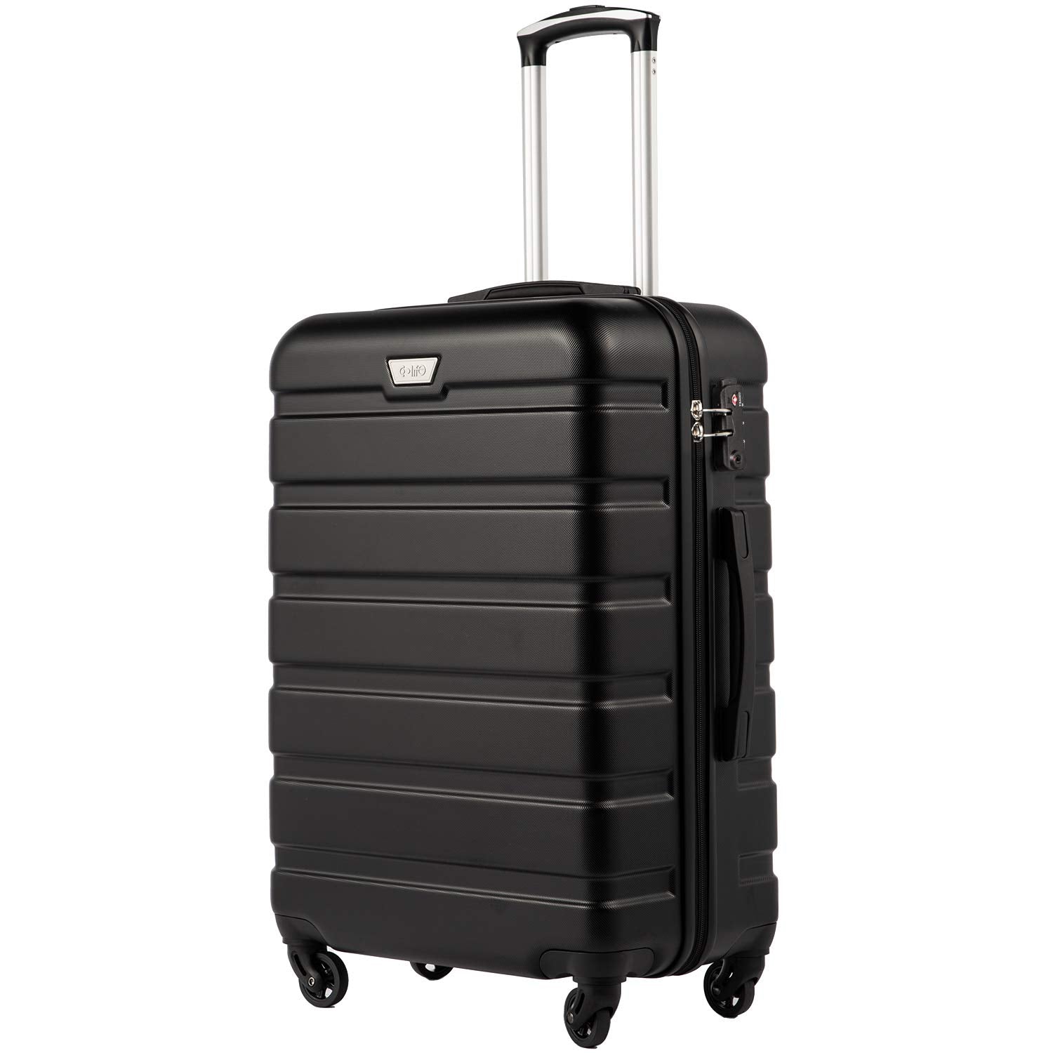COOLIFE 20″ ABS Carry-On Spinner Luggage with TSA Lock