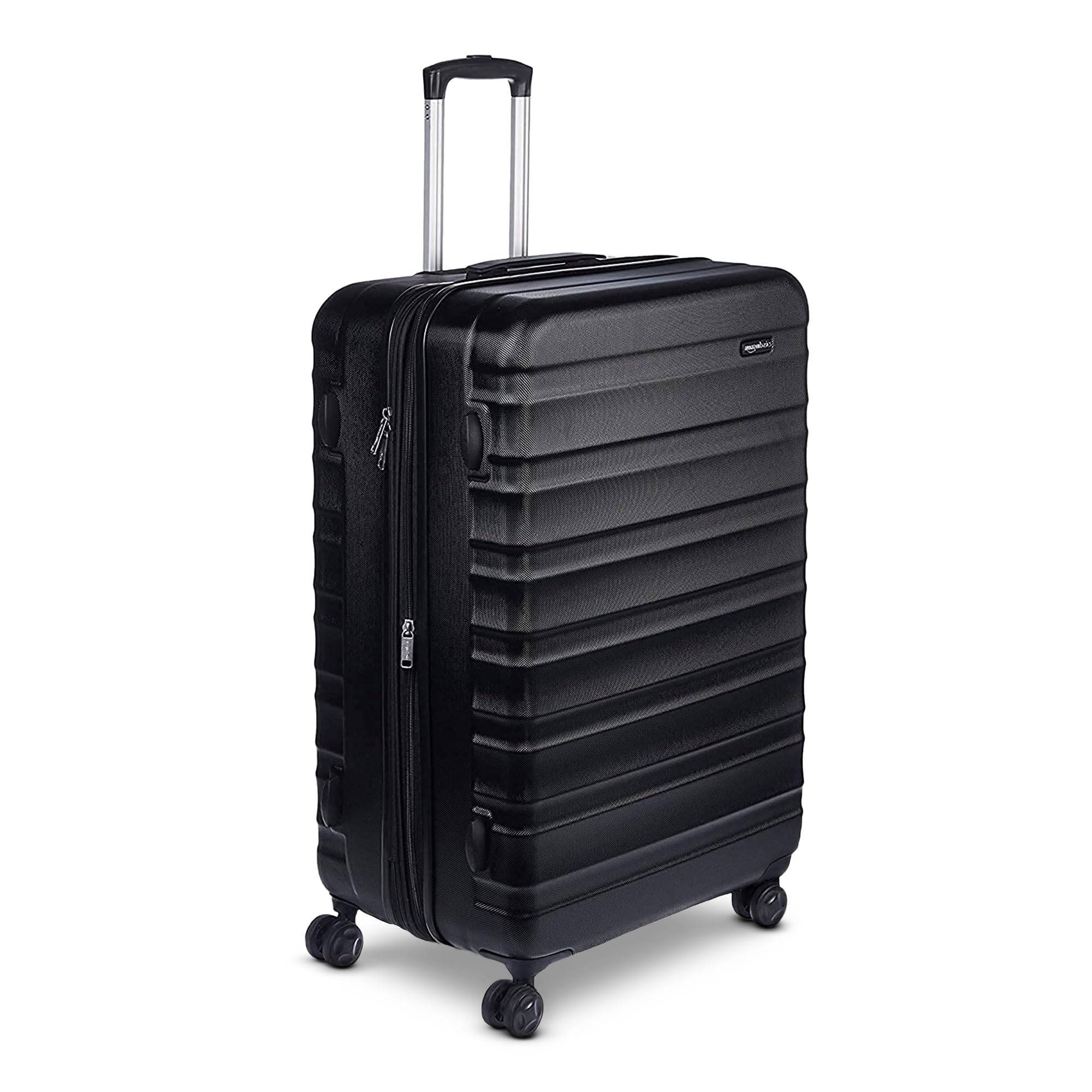 Amazon Basics 30″ Hardside Spinner Luggage – ABS Hard Shell, Black