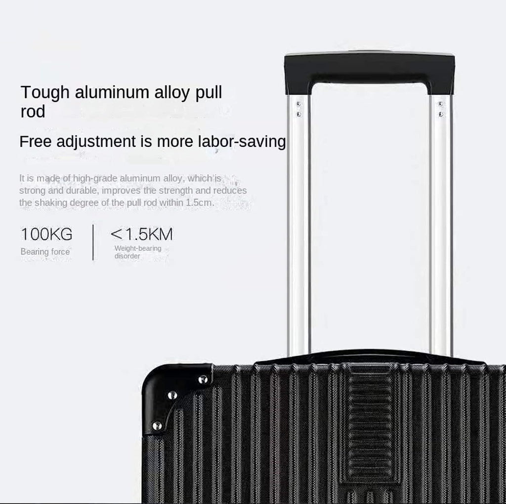 Denzoz 3-Piece ABS Expandable Luggage Set (20″ / 24″ / 28″) – Spinner Suitcases