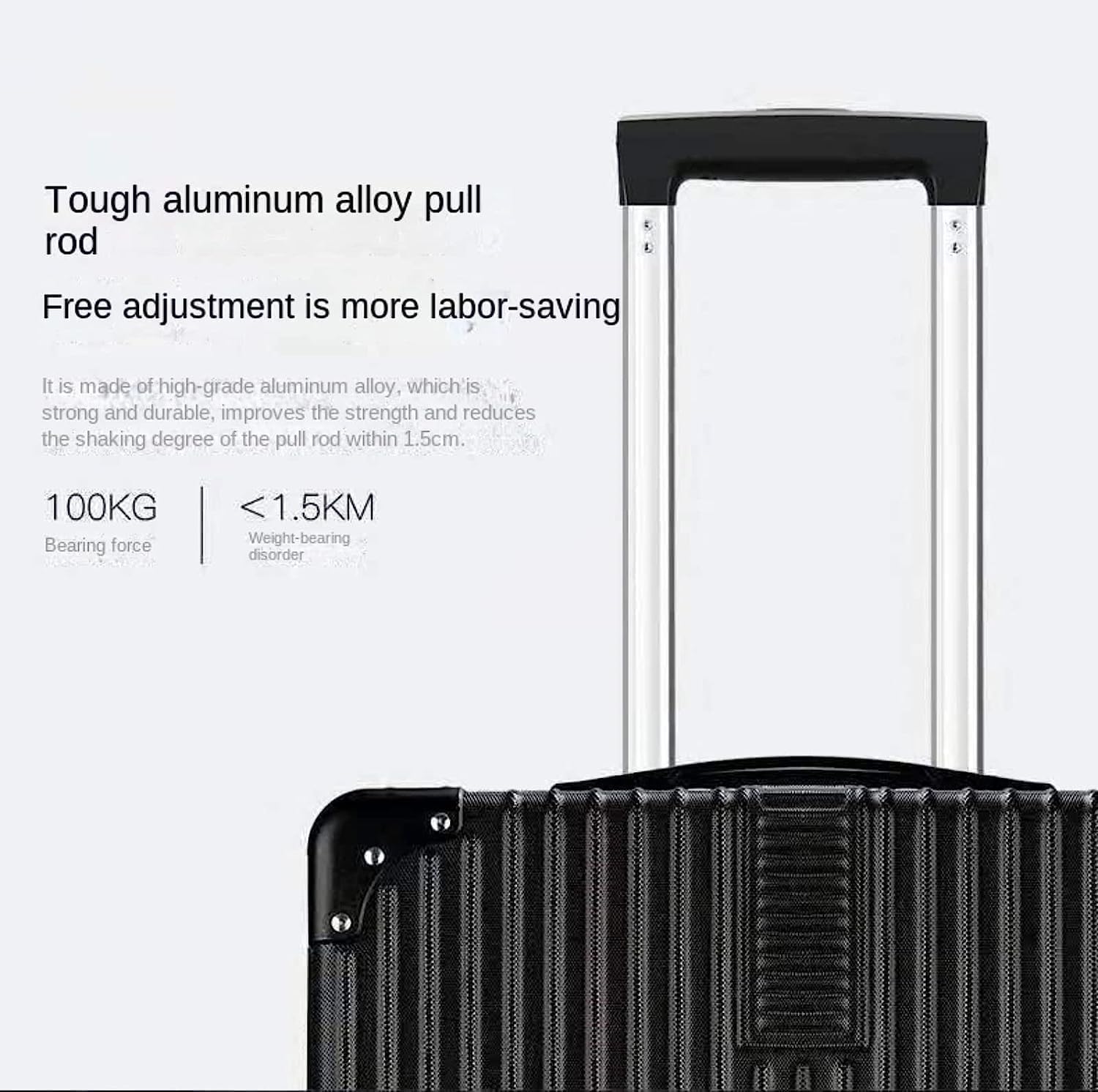 Denzoz 3-Piece ABS Expandable Luggage Set (20″ / 24″ / 28″) – Spinner Suitcases