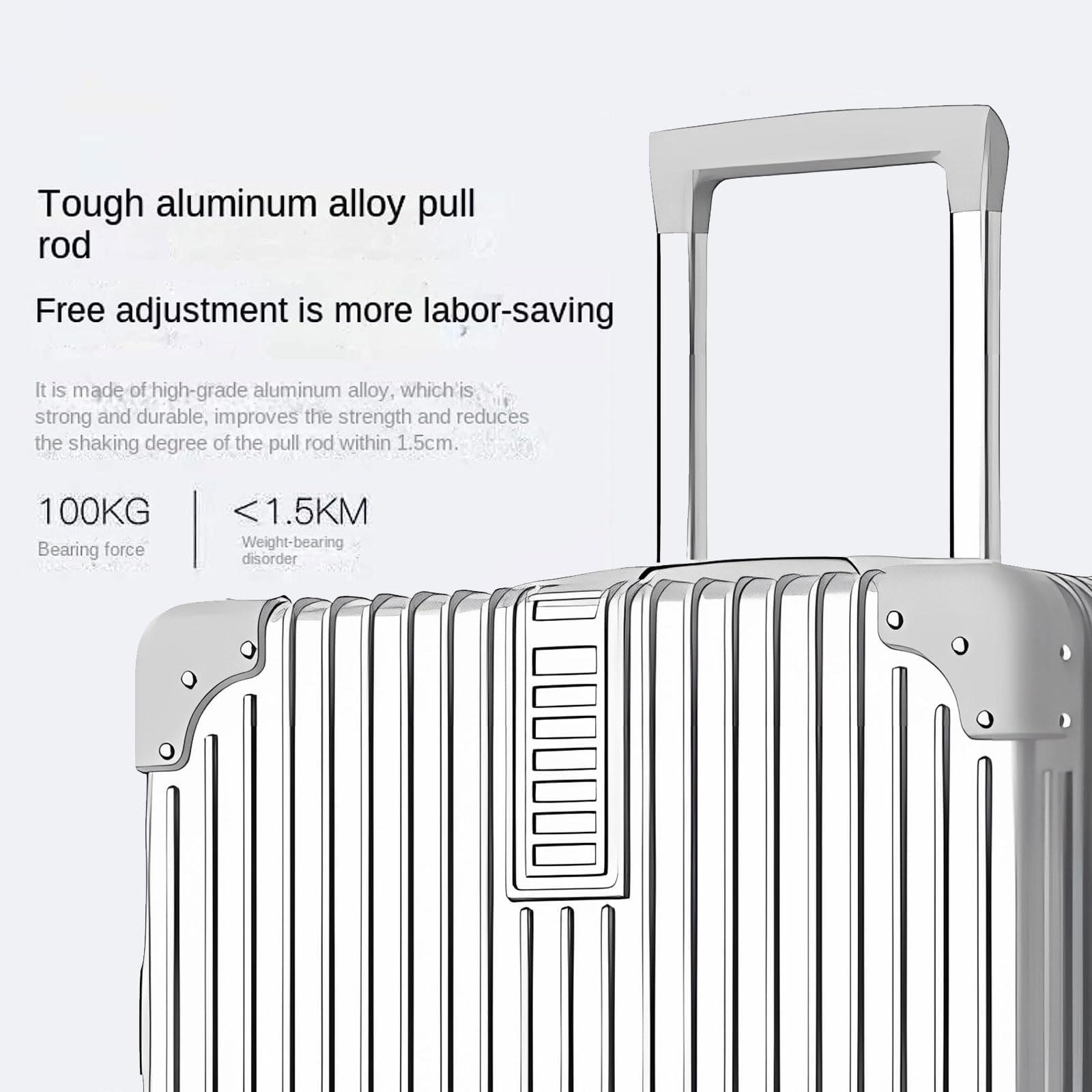 Wemart 3-Piece ABS Travel Luggage Set – 20″ / 24″ / 28″ with Spinner Wheels