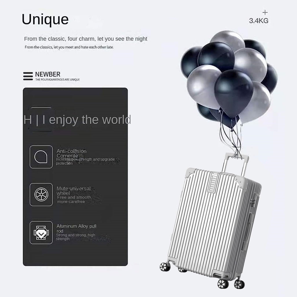 Wemart 3-Piece ABS Travel Luggage Set – 20″ / 24″ / 28″ with Spinner Wheels