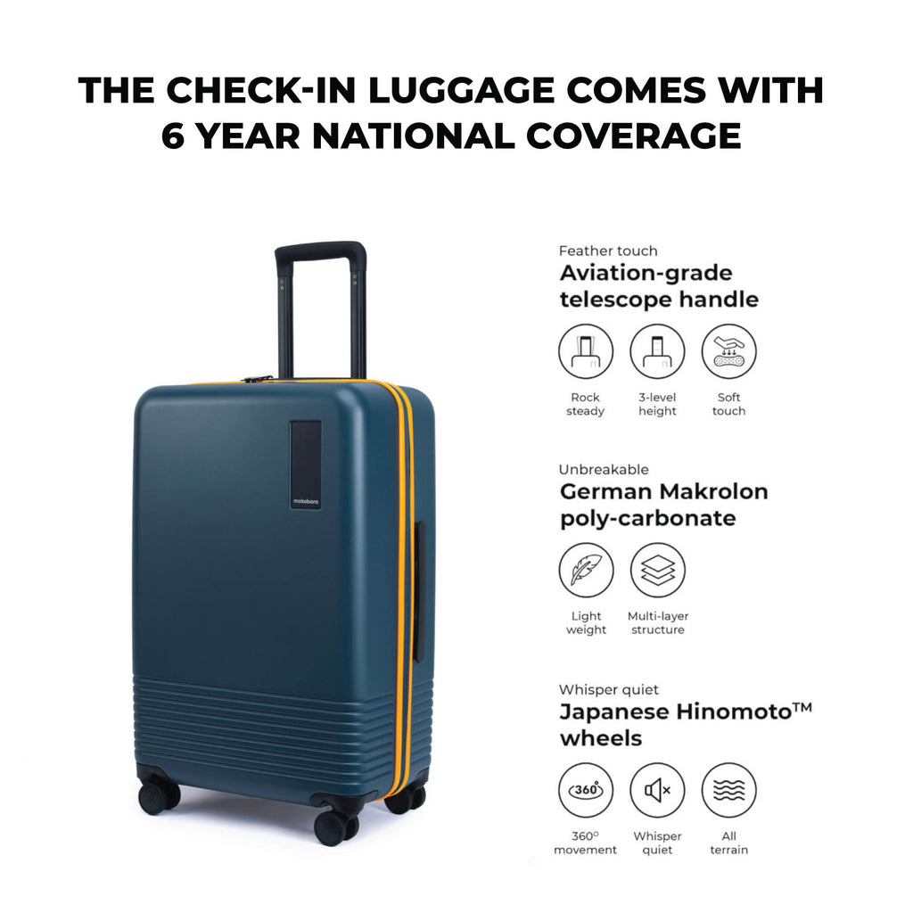 MOKOBARA Hardshell Check-In Luggage – Lightweight Polycarbonate Suitcase