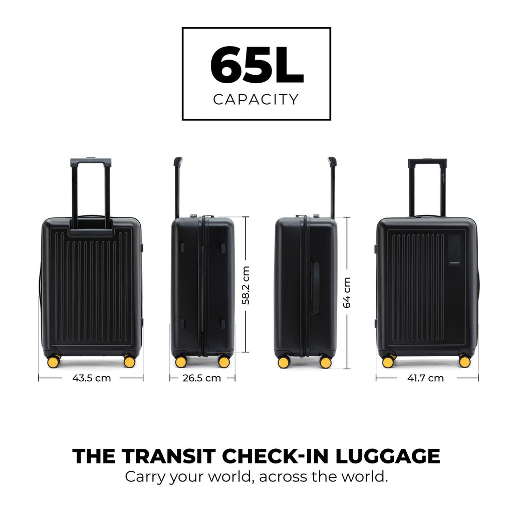 MOKOBARA The Transit 65 L Hardside Spinner Luggage with TSA Lock