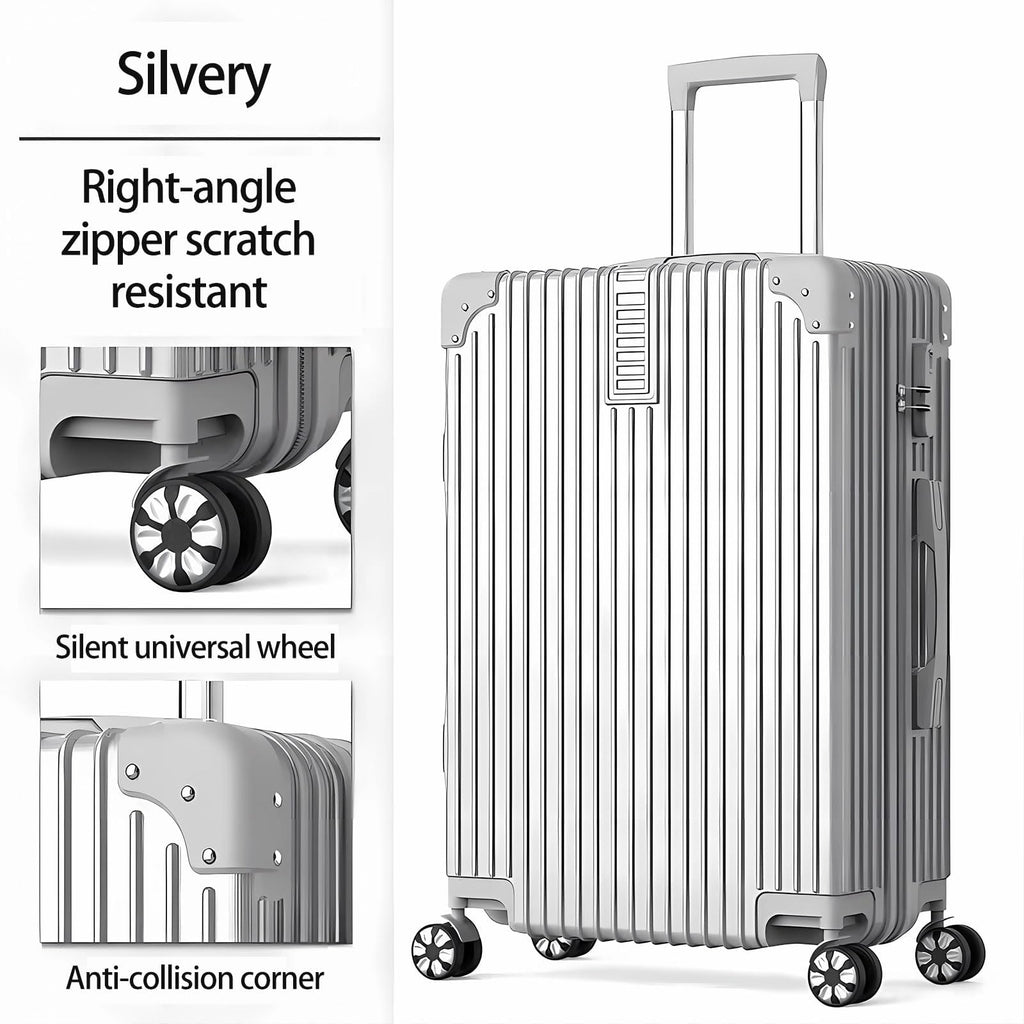 Wemart 3-Piece ABS Travel Luggage Set – 20″ / 24″ / 28″ with Spinner Wheels