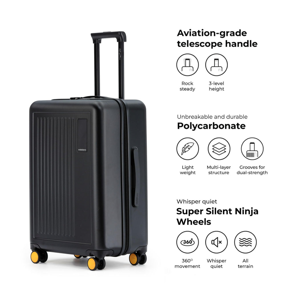MOKOBARA The Transit 65 L Hardside Spinner Luggage with TSA Lock