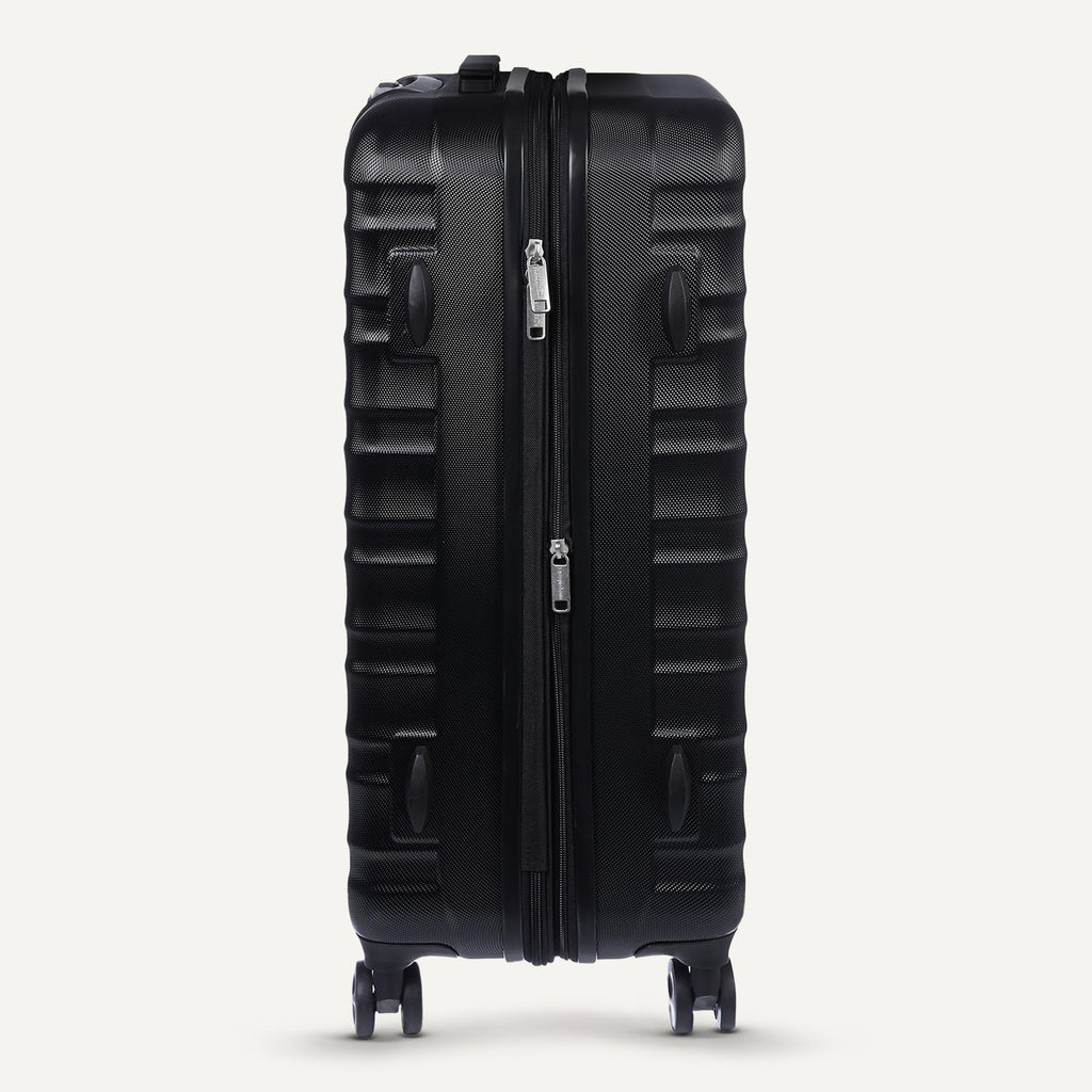 Amazon Basics 30″ Hardside Spinner Luggage – ABS Hard Shell, Black