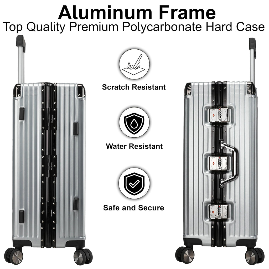 Cabin Pro Aluminum Frame Fashion Trolley Luggage – Checked Size