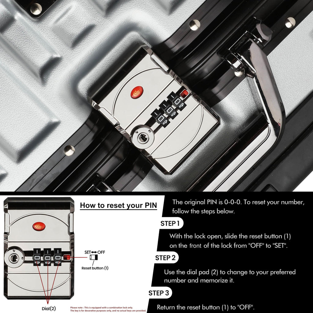 Cabin Pro Aluminum Frame Fashion Trolley Luggage – Checked Size