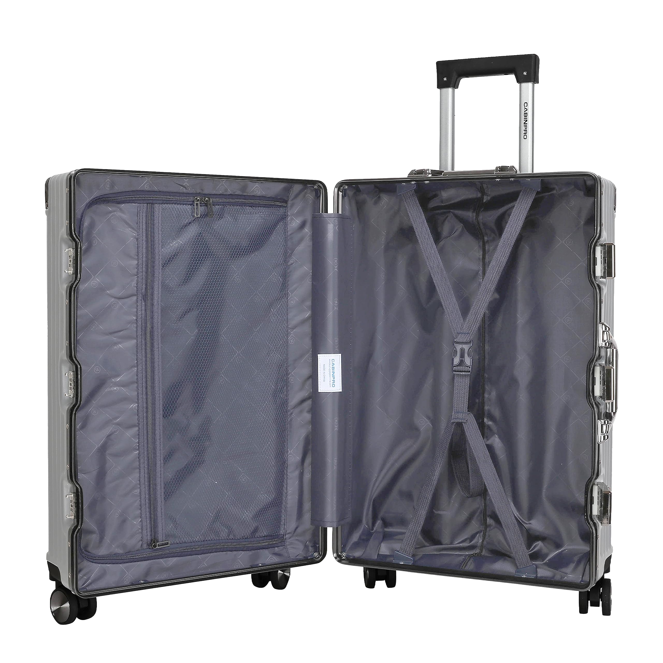 Cabin Pro Aluminum Frame Fashion Trolley Luggage – Checked Size