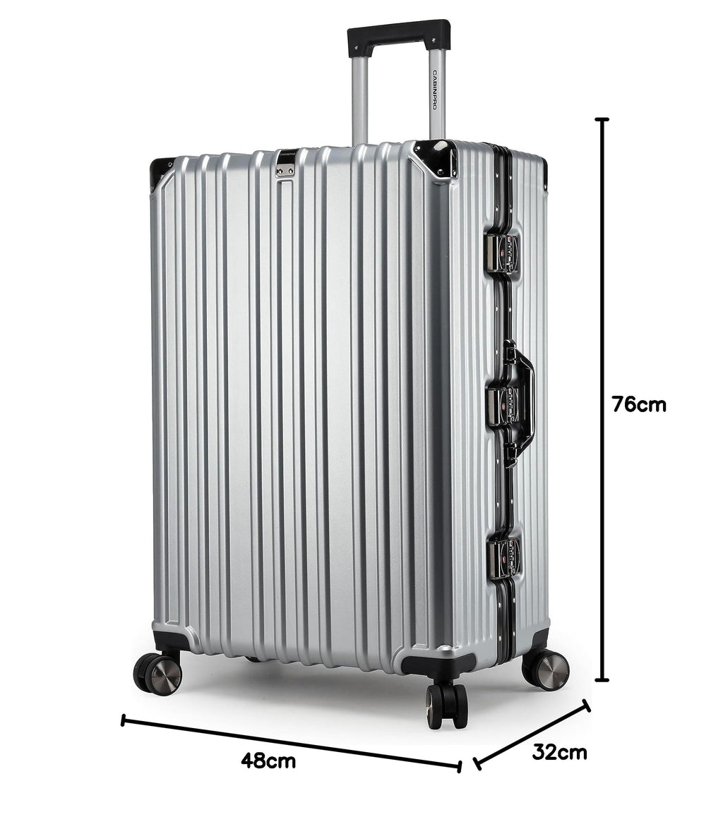 Cabin Pro Aluminum Frame Fashion Trolley Luggage – Checked Size