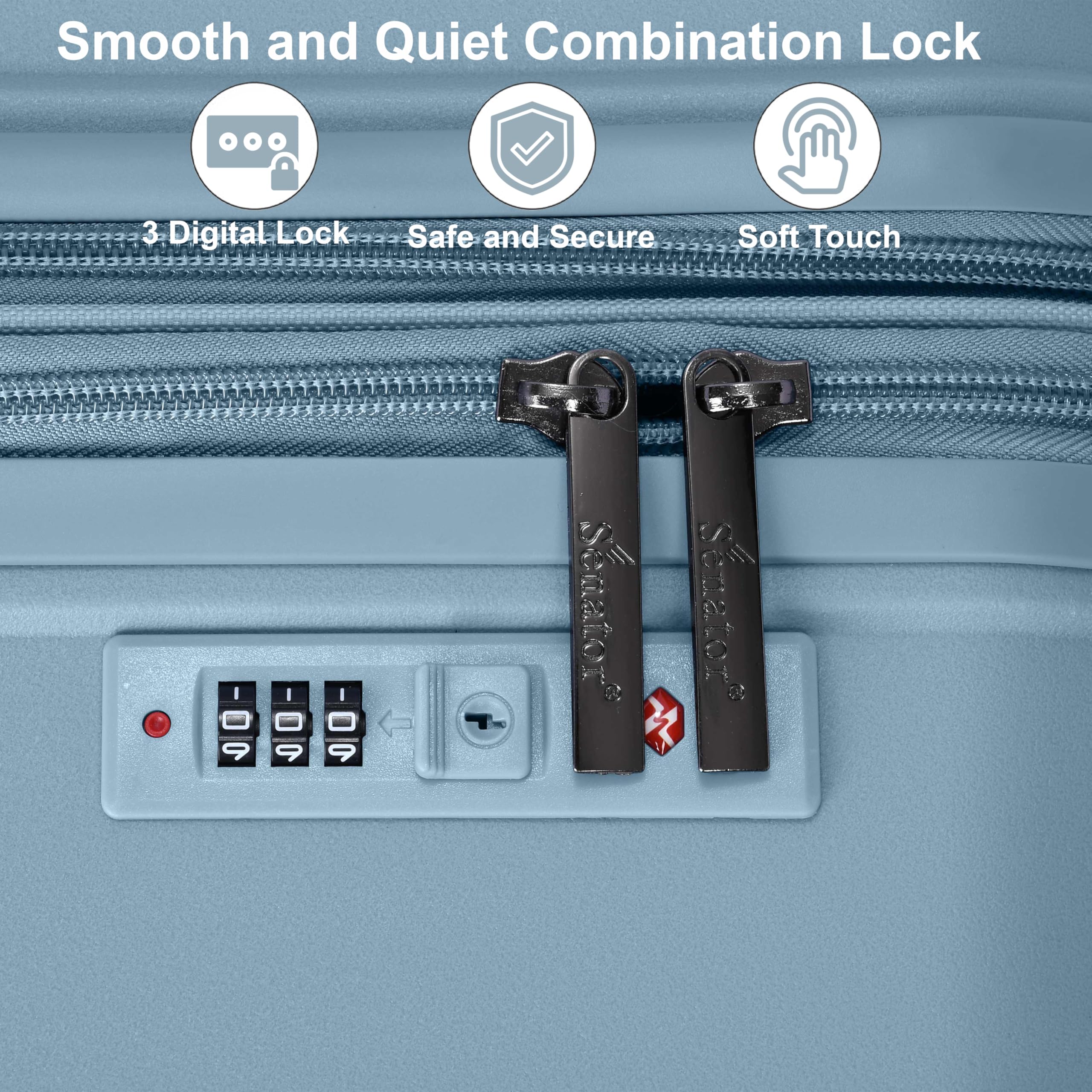 Senator Expandable Lightweight Spinner Luggage