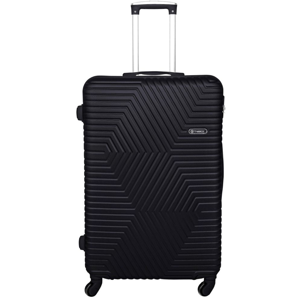 TrekKit 24″ ABS Hard-Shell Checked Luggage – Durable Spinner Suitcase